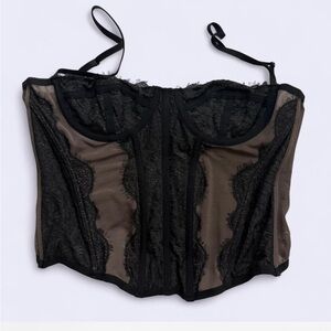 black corset top